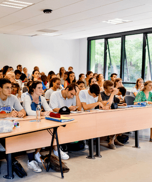 Etudiants, cours, école supérieure, licence