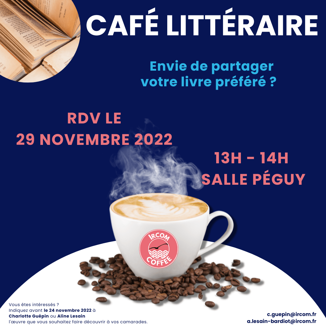 Café littéraire, Ircom, 29 novembre 2022