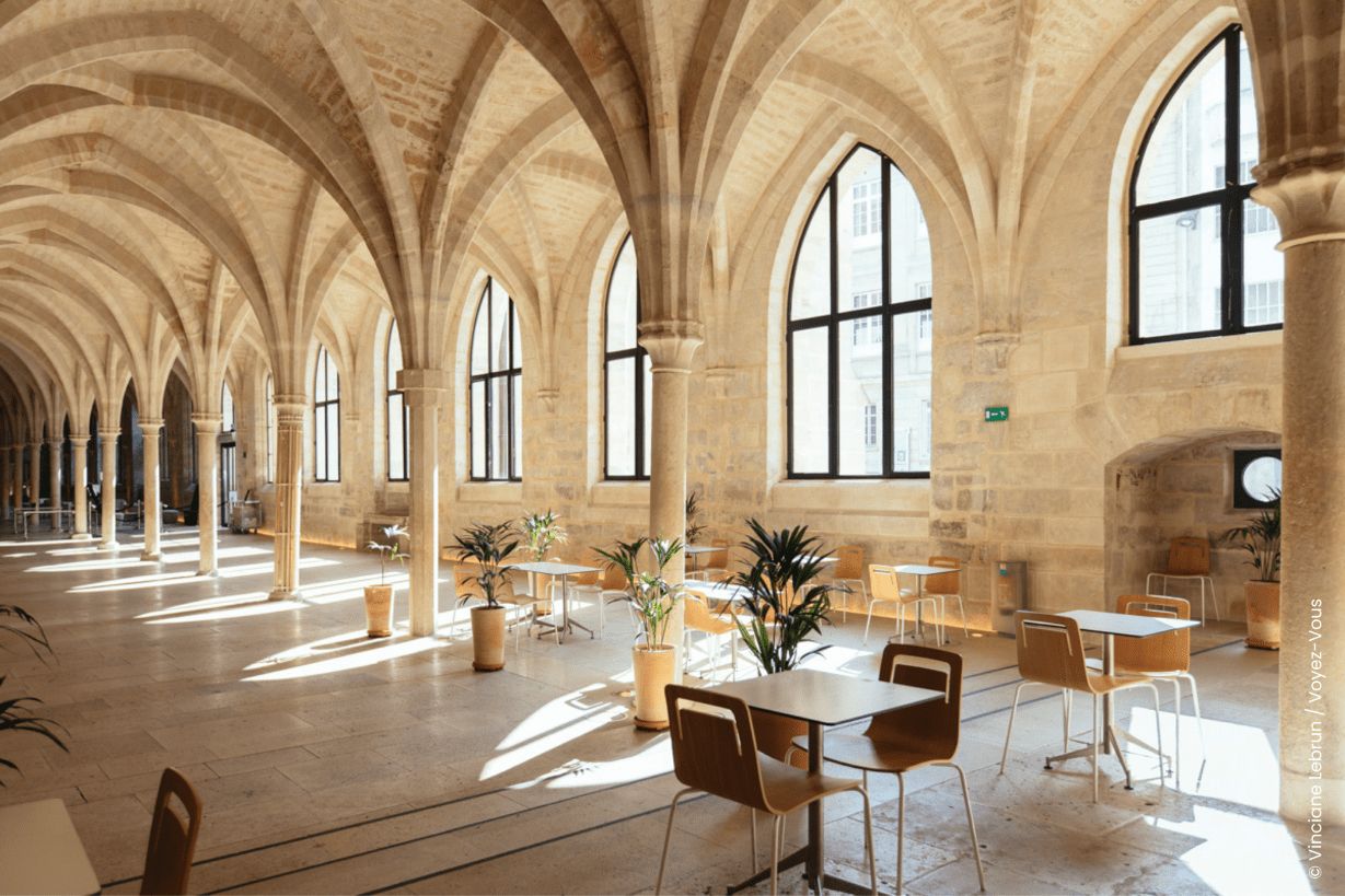 © Vinciane Lebrun / Voyez-Vous
Nef du Collège des Bernardins