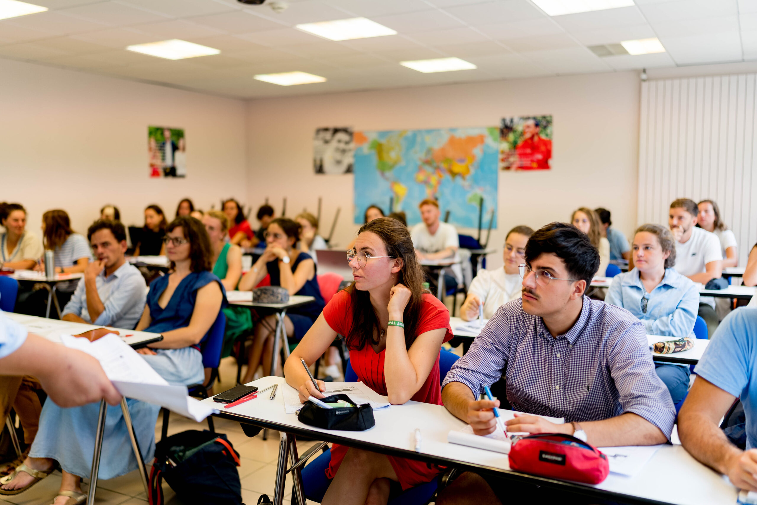 Étudiants en master Solidarité internationale et Action sociale à l'Ircom