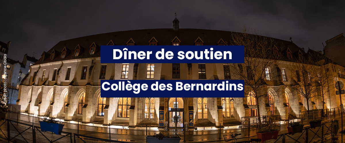 Dîner de soutien 2024 au Collège des Bernardins
