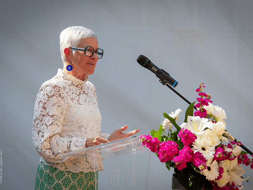 40 ans Ircom
Christelle Lardeux-Coiffard, première adjointe d'Angers Loire Métropole
Crédit photo : Agence Jace