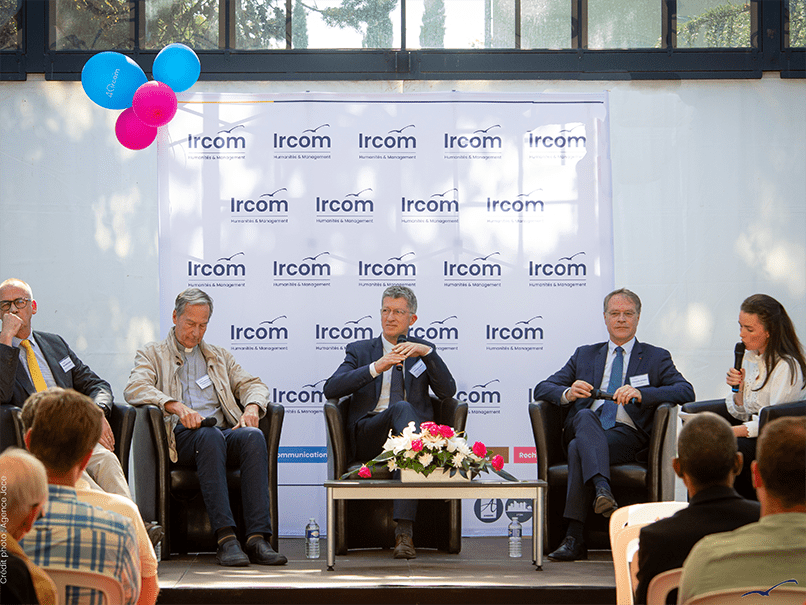 40 ans Ircom
Conférence : Du cœur à l'ouvrage
Bertrand Senez, Père Henry de Villefranche, Philippe Jost, François Asselin, Laure Buchmüller
Crédit photo : Agence Jace