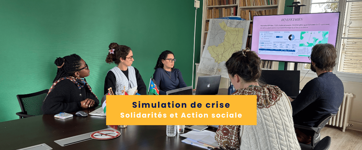 Simulation de crise pour les étudiants en Management de la Solidarité